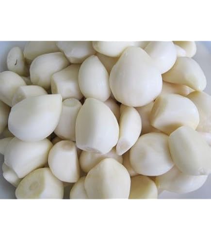 Amazon.co.jp: むきにんにく520g 青森県産ホワイト六片種にんにく 剥き 