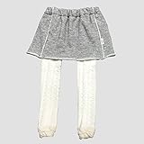 【ベビー】オーガニックコットン・ヤク混 ロングスパッツ付きスカート（60～90cm）【ORGANIC GARDEN】P10243