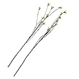 Bulary 造花　人工観葉植物　アレンジ用 枝 小葉　花の枝　2色から選べる