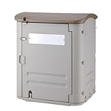 業務用 大型ゴミ箱 ワイドストレージ400 キャスター無し 収納目安：45リットルポリ袋8個 リッチェル