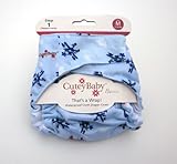 CuteyBaby That's a Wrap Diaper Cover, Airplanes, Medium by CuteyBaby