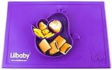 Placemat and Plate Suction Silicone by Lilbaby (Bird, Purple) by Lilbaby