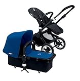 Bugaboo Buffalo Black Frame Stroller (Blue) by Bugaboo [並行輸入品]