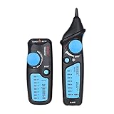 GZCRDZ FWT81ケーブルトラッカーRJ45 RJ11電話線ネットワークLANテレビ電線ファインダーテスター (青)