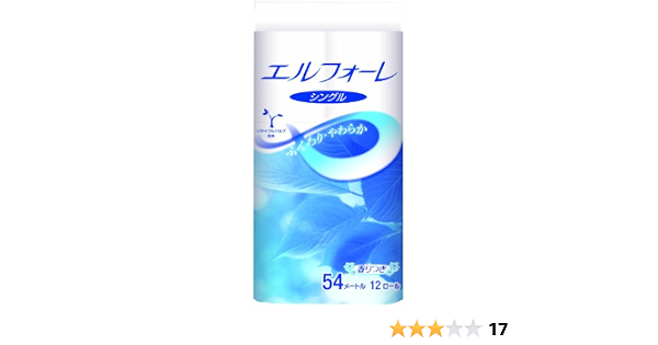 Amazon エルフォーレ トイレットティシュー 12ロール シングル エリエール トイレットペーパー