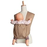 tacmamy(タックマミー) 抱っこひも シンプル無地 綿100％ 日本製 (M, ディープベージュ)