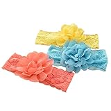 Jolieer ベビーキッズ ガールズ ウサギボウ 伸縮 ヘアバンド カチューシャ　弾性 ベビーカチューシャ