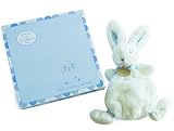 Doudou Et Compagnie Bonbon Flat Doudou Rabbit Gift Box (Blue) by Doudou et Compagnie