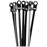 Install Bay BMCT11 Black Mount Cable Tie 11-Inch, 50-Pound (100-Pack) [並行輸入品]