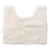 オカ(OKA) 乾度良好Dナチュレ トイレマット ミニサイズ (約48cm×55cm) ホワイト (かんどりょうこう 吸水 速乾 抗菌 防臭 トイレ 洗える)