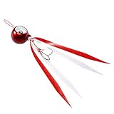 シマノ(SHIMANO) メタルジグ タイラバ 炎月 タイガーバクバク 80g EJ-408Q 010 レッドフラッシャー