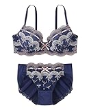 [ニッセン] インナーセット リボン通しブラ・ショーツセット（トリンプ）