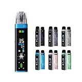 【G3 Pro】ユーウェル Caliburn G3 Pro 電子タバコ スターターキット VAPE ベイプ 1000mAh 3mL 本体 フルスクリーン 爆煙 ユーウェル カリバーン G3プロ リキッドなし ニコチンフリー (パシフィックブルー)