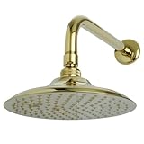Kingston Brass K136A2CK Kingston Brass Victorian 8 in. Shower Head with 12 in. Shower Arm, Polished 