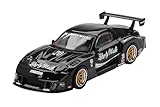 サンリッチ MINI GT マツダ RX-7 LB-Super Silhouette リバティーウォーク ブラック (左ハンドル) 完成品