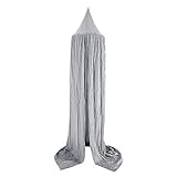 YideaHome 蚊帳 天蓋カーテン　ベビーベッド　天蓋　 子供部屋カーテン　かわいい　クラシック調　防虫　安眠　取り付け簡単 部屋飾り