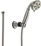 デルタ蛇口55433-ssユニバーサルユニバーサルシャワーコンポーネント、wall-mountハンドシャワー,ステンレス