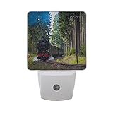 Saobao LED Night Light Energy Saving Train and Track Auto Senor Dusk to Dawn Night Light Great Forベッ