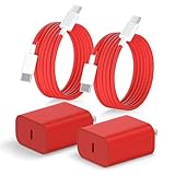 Cardill iPhone17 iPhone16 充電器 タイプc 充電器 type-c 20W PD 急速充電器 [2個セット 正規MFi認証品/PSE認証済み] USB C-C ケーブル 2M付属 usb-c コンセント タイプC 電源アダプター コンセント対応 iPhone16/15/Pro/max/iPad Pro/AirPods その他type-C機器対応 (赤色×2)