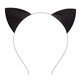 Elesa Miracle Kidsガールズレディースキラキラ猫耳ヘッドバンド値セット猫耳ヘアフープメイクアップパーティーFavor One Size