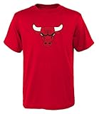 ユースシカゴブルズNBA PrimaryロゴTシャツレッド M レッド