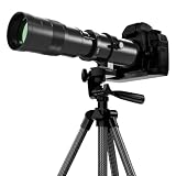 420-800mm 望遠レンズ Sony E用 - マニュアルフォーカス(MF)ズームレンズ Sony A7C A7R A7S A7 A9 A6700 A6600 A6500 A6400 A6300 A6100 A6000 A5100 A5000用 NEX-7 NEX X-6 NEX-5 ZV-E10など(ソニーEマウント用)