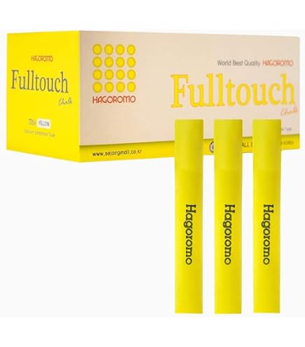 【貴重！】　ハゴロモチョーク　白黄赤など Amazon | [羽衣]HAGOROMO フルタッチチョーク黄色72本入 (Fulltouch