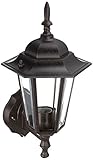 Sunset Lighting F7800-62 Outdoor Wall Sconce with Clear Glass, Rubbed Bronze Finish [並行輸入品]