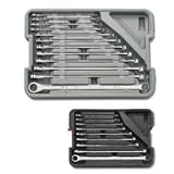 KD Tools 85988C 12 pc. XL Metric GearBox Double Box Ratcheting Wrench Set with a FREE 9 pc. XL SAE G