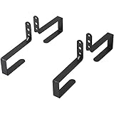 山善(YAMAZEN) ガーデンマスター アルミボーダーフェンス専用 平板固定金具 ダークブラウン KABF-H(DBR)