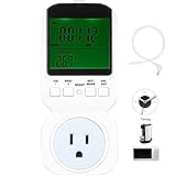 多機能 タイマーソケット スイッチ デジタル 電気コンセント温度コントロール