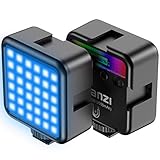 Ulanzi VL49 RGBビデオライト LEDカメラライト撮影ライト 超高輝度 内蔵バッテリー 充電式 コールドシューマウント付きカメラ