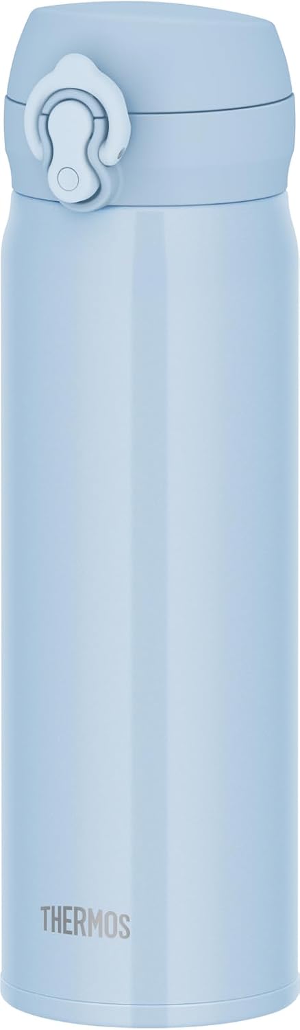 【食洗機対応モデル】 サーモス 水筒 真空断熱ケータイマグ 500ml アイスブルー 飲み口外せてお手入れ簡単 軽量タイプ ワンタッチオープン ステンレス ボトル 保温保冷 JNL-S500 ICB