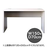 JVCケンウッド・インテリア ニューワークスタジオ ネットワークデスク（配線対応） DD-153 幅150cm 奥行70cm　ホワイトナチュラル：WN