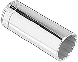 SK Hand Tool 48025 12 Point 1/2-Inch Drive Deep Socket, 25mm, Chrome [並行輸入品]