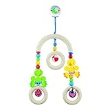 Heimess 735220 Wooden Mini Trapeze Clip On Mobile (Duck and Frog) by Heimess