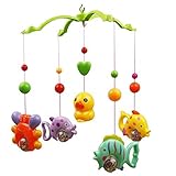 WINOMO Baby Mobile Music Crib Bell Educational Toy (Random Color) [並行輸入品]