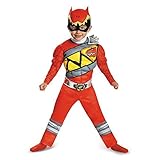 Disguise Red Ranger Dino Charge Light-Up Motion-Activated Costume Small (2T) [並行輸入品]