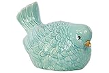 Urban Trends Collection 12915 Ceramic Nodding Bird Figurine, Gloss Sky Blue