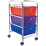 スティーヴ・クロッパーホッパーホームセンターローリングカート、3-drawer
