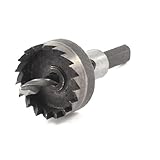 uxcell　穴のこぎり　28mmの直径　鉄の切削　HSS　シルバートーン　カッターツール　良い代替