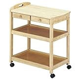 (エーハート)AHEART 引き出し付キッチンワゴン SI 64 ナチュラル