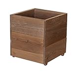 スクエア プランター ＸＬサイズ（2.5段） 幅440ｍｍ×奥行440ｍｍ×高さ475ｍｍ DB（ダークブラウン）色