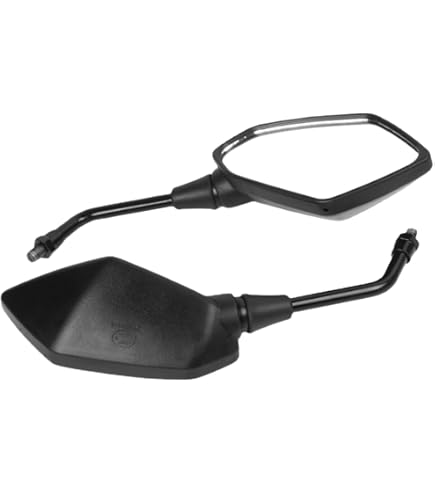 Amazon | バイクミラー 左右セット ZXタイプ 10mm 純正タイプ ブラック