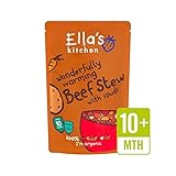 キッチンは素晴らしくスパッドの190グラムとビーフシチューを温めます (Ella's) - Ella's Kitchen Wonderfully Warming Beef Stew with Spud
