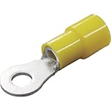 ニチフ端子工業 銅線用 環境配慮形 絶縁被覆付圧着端子 (R形)丸形 黄 TMEX 5.5-3.5N-YEL