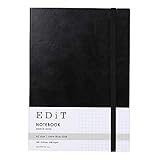 マークス 方眼ノート A5正寸 EDiT エディット ミッドナイトブラック EDI-NB05-BK