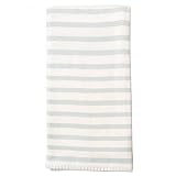 Organic Cotton Striped Baby Blanket Bayside 36 x 46 by zestt