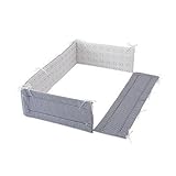 フジキ ベビーポルカ ミニベッドガードパット モノトーン ベッドガード セーフティ 風防