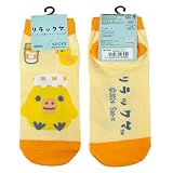スモール・プラネット(Small Planet) キャラクターソックス リラックマ ねこねこの湯 キイロイトリ レディース 23～25cm